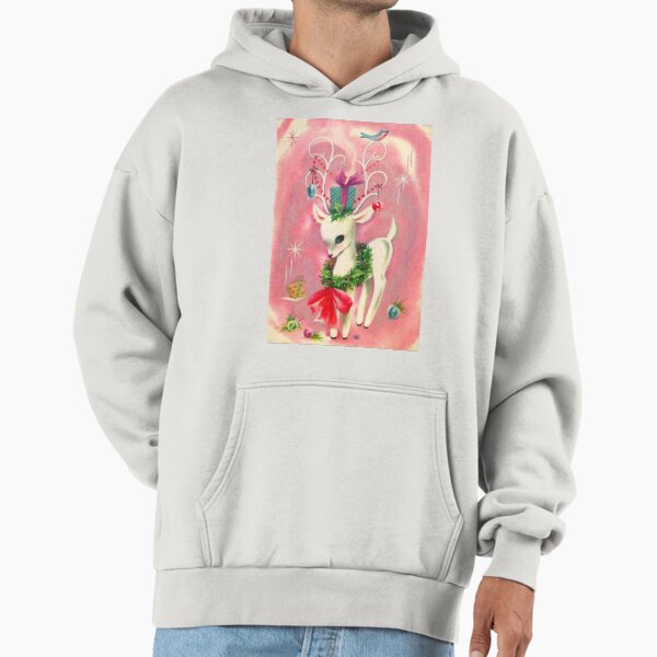 Pink Reindeer Vintage - Adult & Kids T-Shirts, Sweatshirts & Hoodies apparel design preview 1