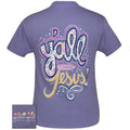 Girlie Girl Originals Preppy Y'all Need Jesus - Adult & Kids T-Shirts, Sweatshirts & Hoodies apparel design preview 1