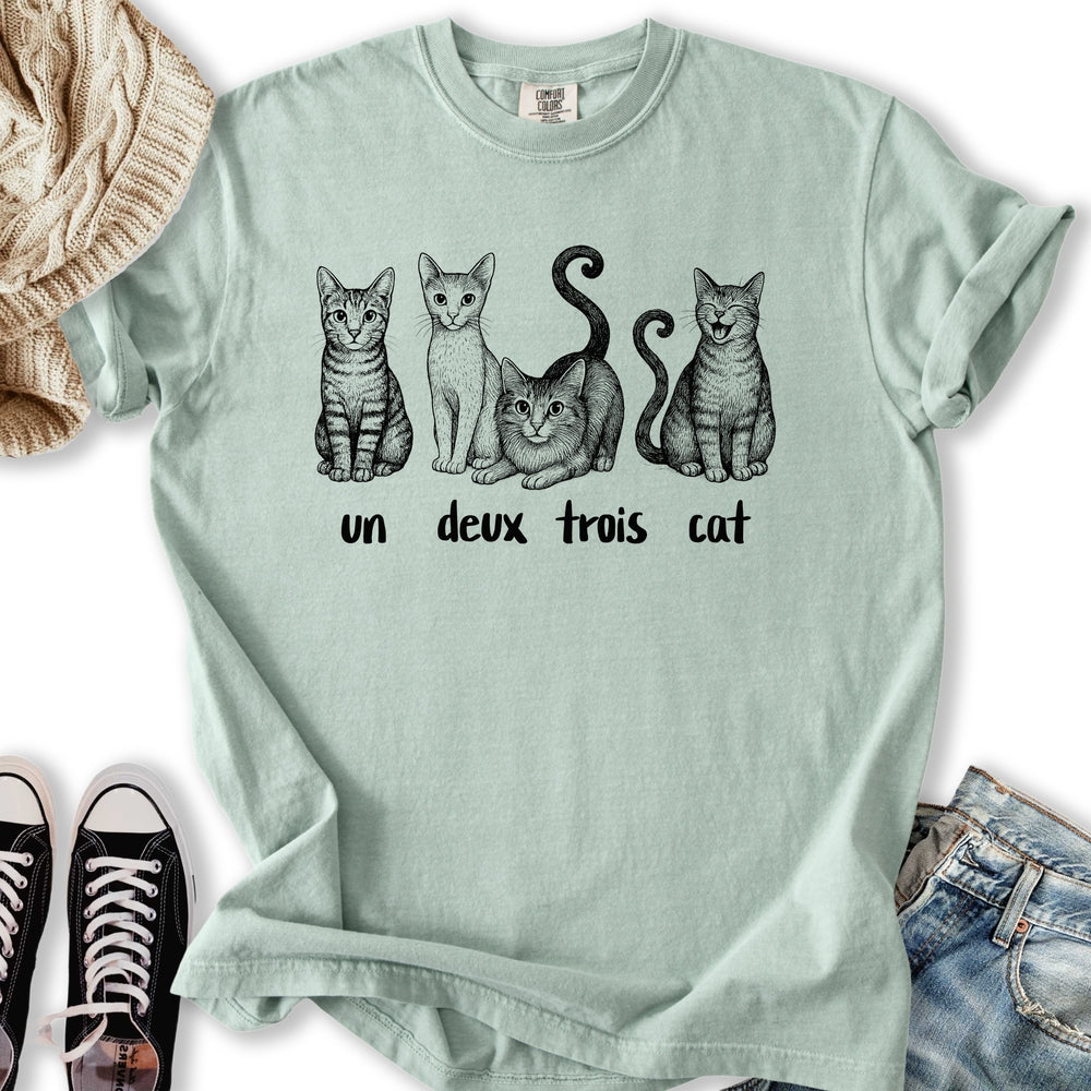 Un Deus Trois Cat - Adult & Kids T-Shirts, Sweatshirts & Hoodies apparel design preview 2