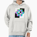Colorful Cube Geometric Pattern - Adult & Kids T-Shirts, Sweatshirts & Hoodies apparel design preview 1