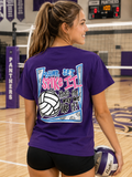Southern Chics Funny Bump Spike Volleyball Girlie - Adult & Kids T-Shirts, Sweatshirts & Hoodies apparel design preview 1