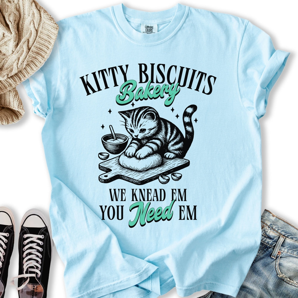 Kitty Biscuits Bakery - Adult & Kids T-Shirts, Sweatshirts & Hoodies apparel design preview 2