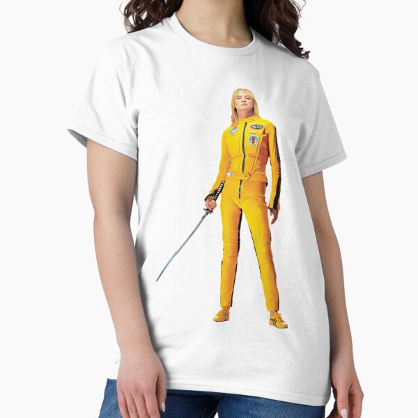 Uma Thurman KILL BILL sword yellow quentin tarantino - Adult & Kids T-Shirts, Sweatshirts & Hoodies apparel design preview 1
