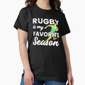 Rugby Is My Favorite Season Funny Sports Quote - Adult & Kids T-Shirts, Sweatshirts & Hoodies apparel design preview 1