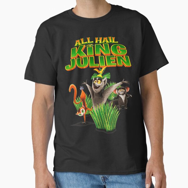 All hail king julien gift for fans crimson - Adult & Kids T-Shirts, Sweatshirts & Hoodies apparel design preview 1