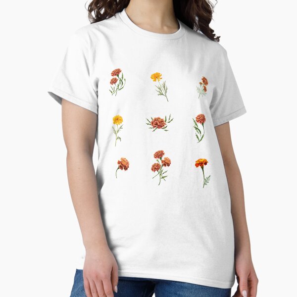 Marigold Flowers - Adult & Kids T-Shirts, Sweatshirts & Hoodies apparel design preview 1