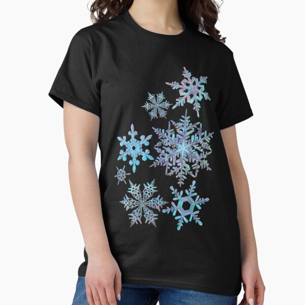 Snowflakes on light - Adult & Kids T-Shirts, Sweatshirts & Hoodies apparel design preview 1