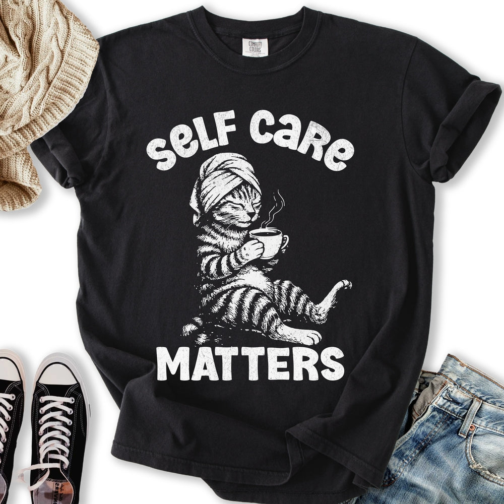 Self Care Matters - Adult & Kids T-Shirts, Sweatshirts & Hoodies apparel design preview 1