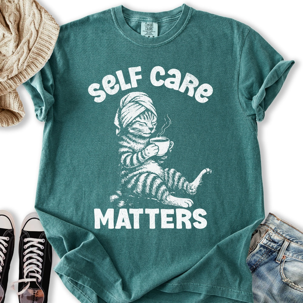 Self Care Matters - Adult & Kids T-Shirts, Sweatshirts & Hoodies apparel design preview 2