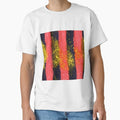 Pink Gold Glitter Vertical Stripes - Adult & Kids T-Shirts, Sweatshirts & Hoodies apparel design preview 1