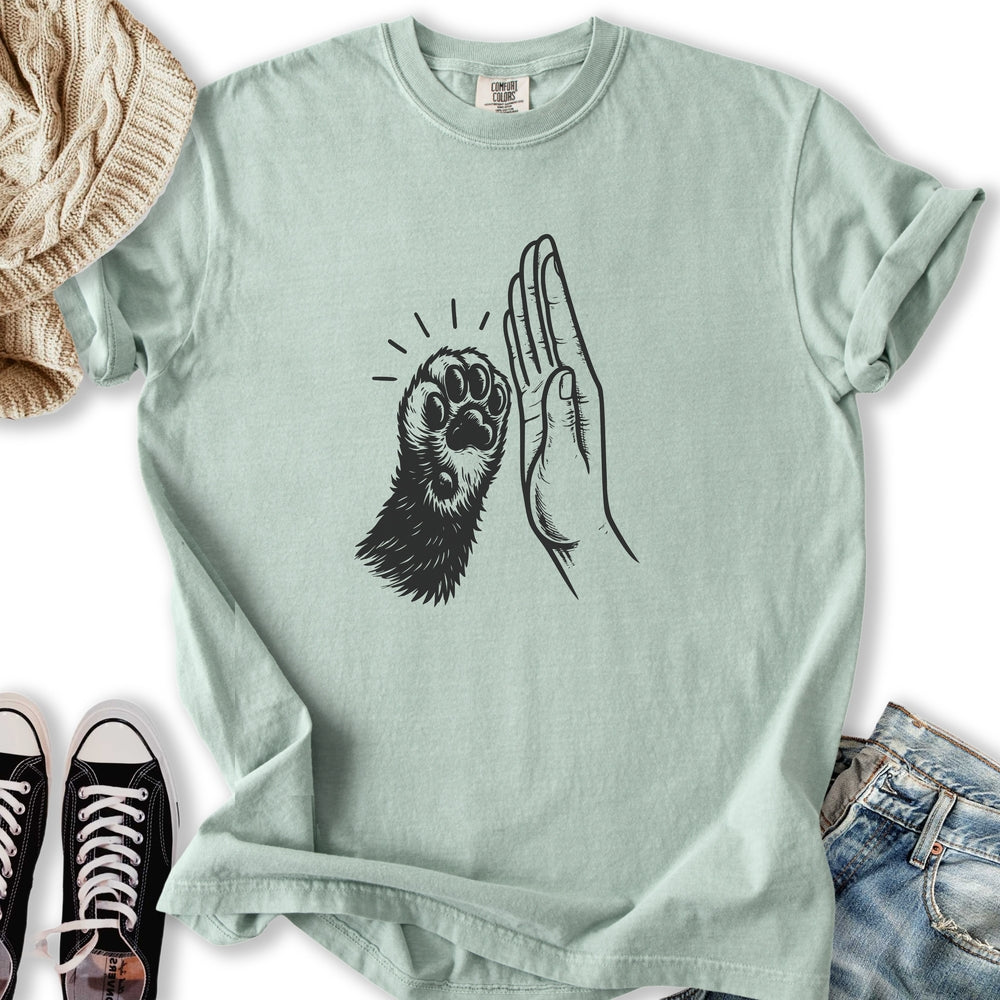 Cat High Five - Adult & Kids T-Shirts, Sweatshirts & Hoodies apparel design preview 2