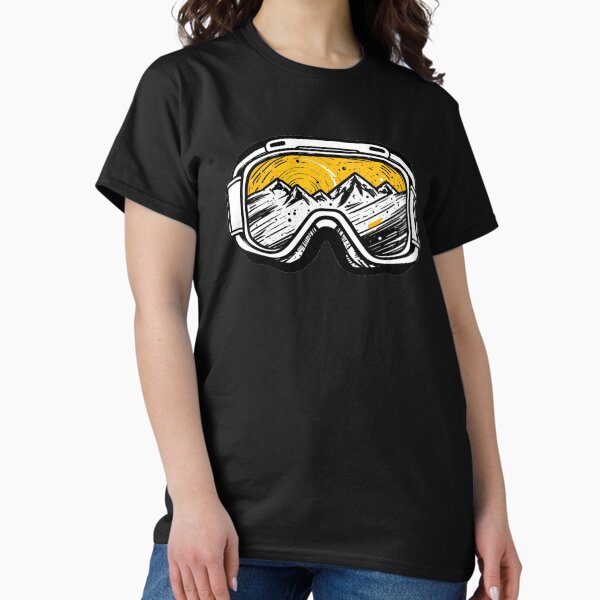 Ski Goggles, Snowboard, Snowboarding Gifts - Adult & Kids T-Shirts, Sweatshirts & Hoodies apparel design preview 1