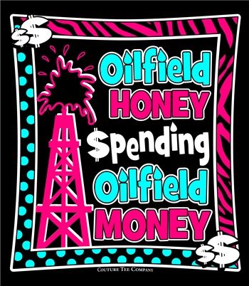 SALE Southern Couture Oilfield Honey Spending Money - Adult & Kids T-Shirts, Sweatshirts & Hoodies apparel design preview 2