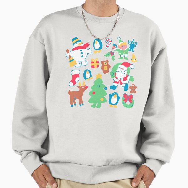 Christmas Friends Pattern - Adult & Kids T-Shirts, Sweatshirts & Hoodies apparel design preview 1