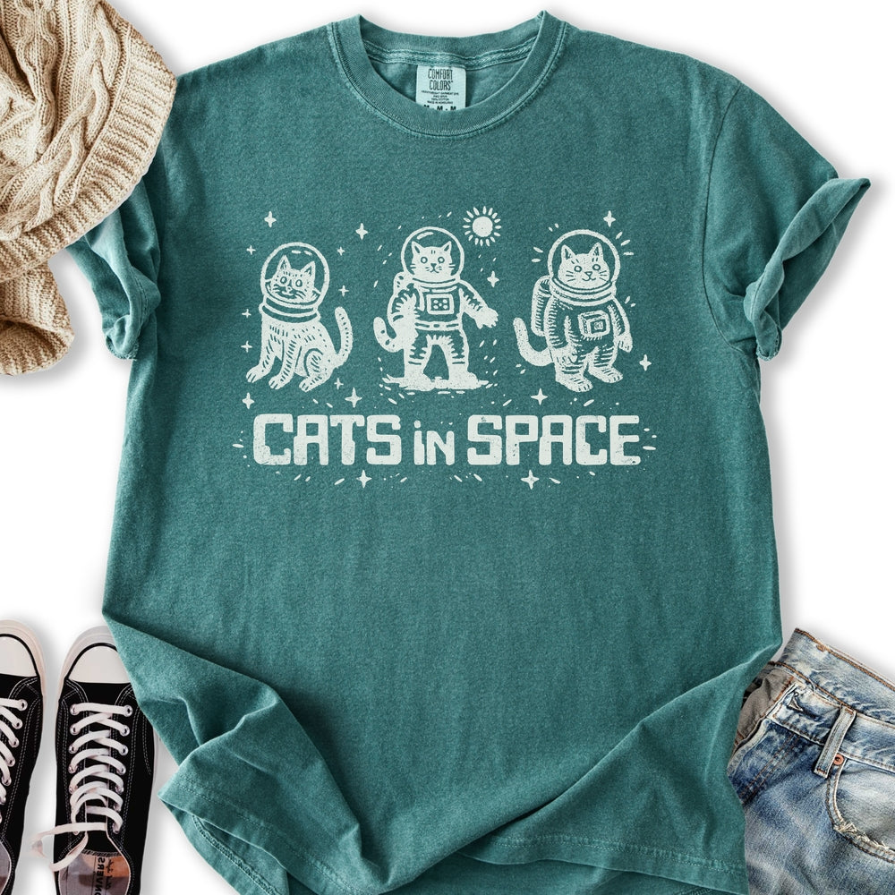 Cats In Space - Adult & Kids T-Shirts, Sweatshirts & Hoodies apparel design preview 2