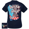 Girlie Girl Originals Kickin Dust USA Boot - Adult & Kids T-Shirts, Sweatshirts & Hoodies apparel design preview 1