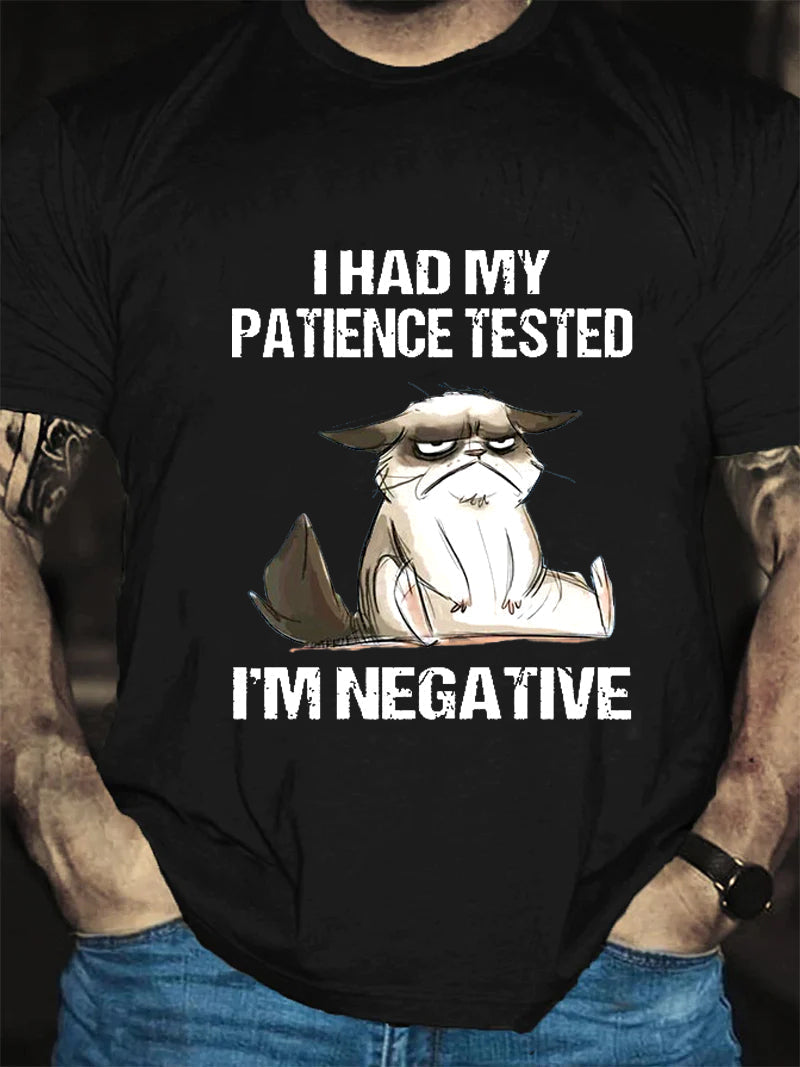 I Had My Patience Tested Print Men Slogan - Adult & Kids T-Shirts, Sweatshirts & Hoodies apparel design preview 4