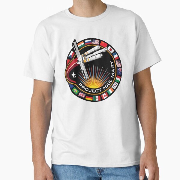 Hail Mary Mission Patch - Adult & Kids T-Shirts, Sweatshirts & Hoodies apparel design preview 1
