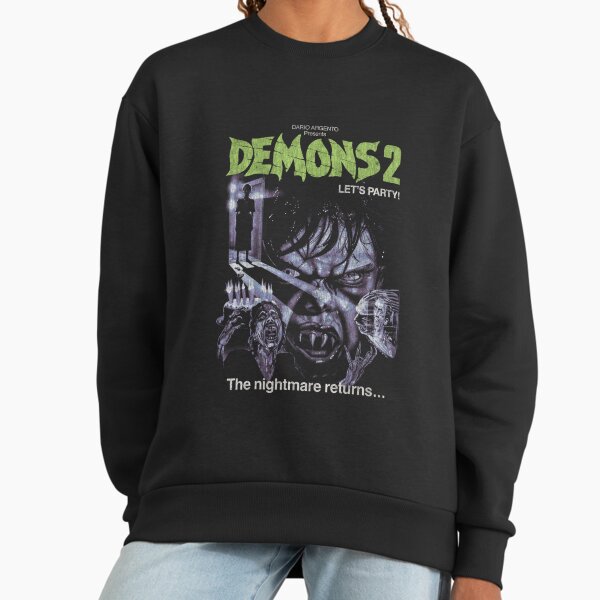 Demons-2,-Dario-Argento,-Italian-Horror - Adult & Kids T-Shirts, Sweatshirts & Hoodies apparel design preview 1