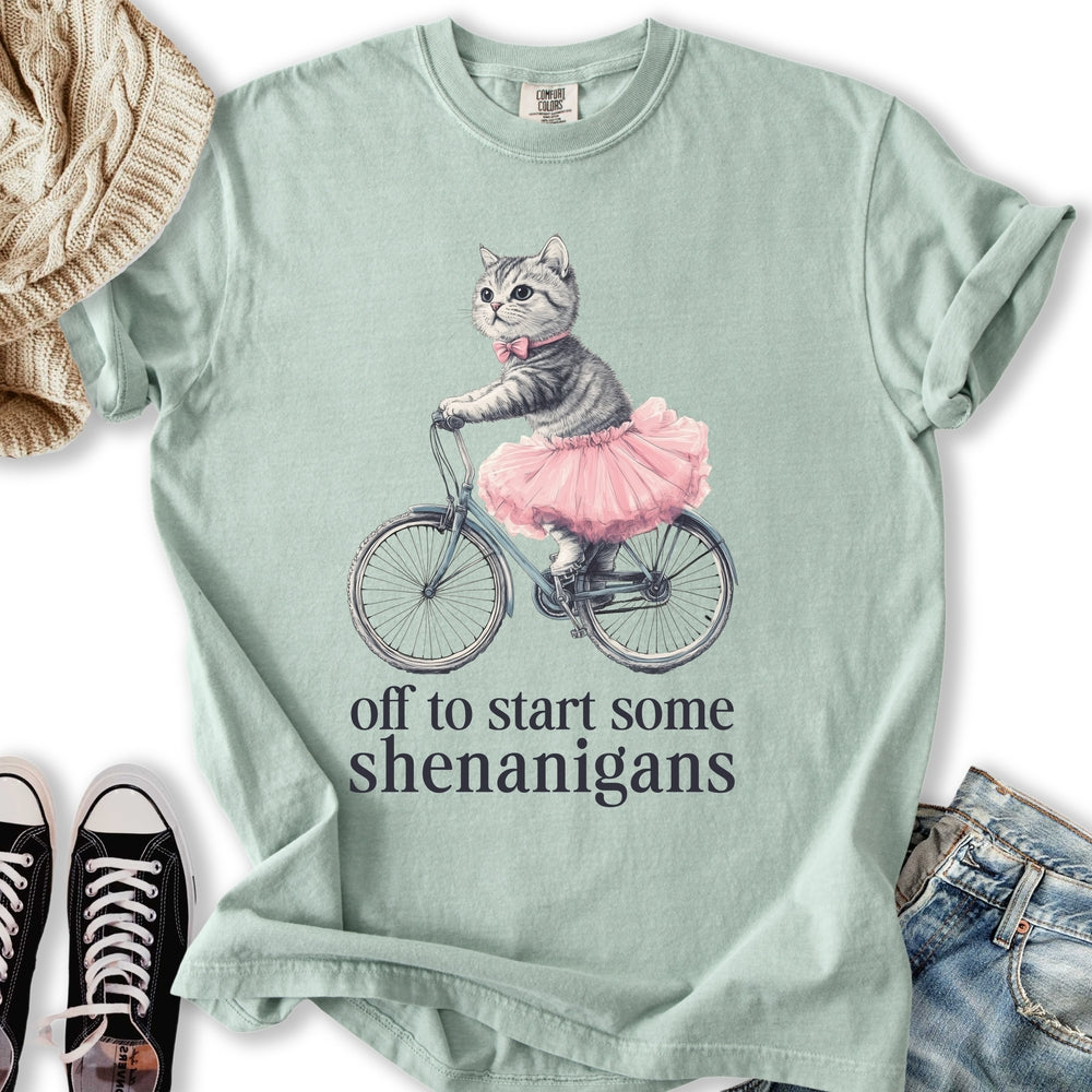 Shenanigans Cat - Adult & Kids T-Shirts, Sweatshirts & Hoodies apparel design preview 1