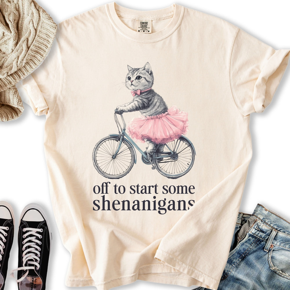 Shenanigans Cat - Adult & Kids T-Shirts, Sweatshirts & Hoodies apparel design preview 2