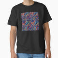 Colorful Wires Pattern - Adult & Kids T-Shirts, Sweatshirts & Hoodies apparel design preview 1