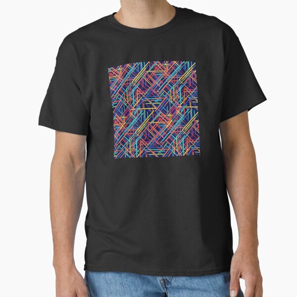 Colorful Wires Pattern - Adult & Kids T-Shirts, Sweatshirts & Hoodies apparel design preview 1