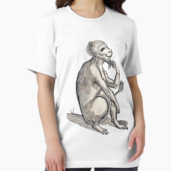 Woodcuts bestiary ape calitrich - Adult & Kids T-Shirts, Sweatshirts & Hoodies apparel design preview 1