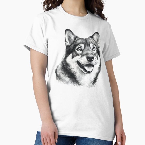 Happy fluffy dog - Adult & Kids T-Shirts, Sweatshirts & Hoodies apparel design preview 1