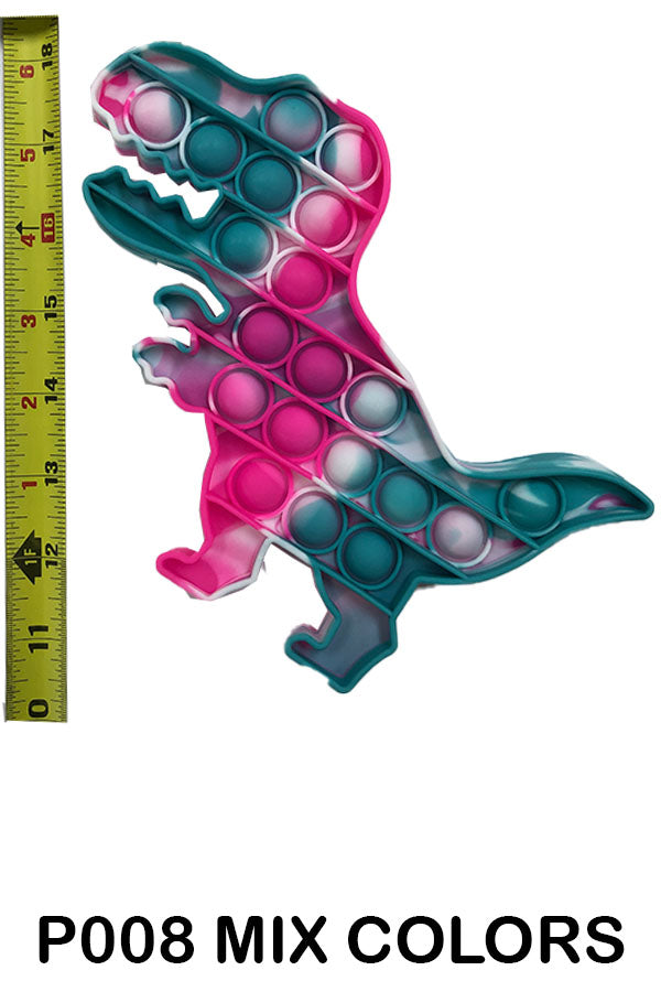Dinosaur Tie Dye Push Pop It Bubble Fidget Toy - Adult & Kids T-Shirts, Sweatshirts & Hoodies apparel design preview 1