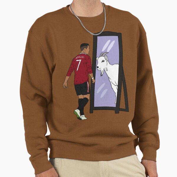 Cristiano Ronaldo Mirror GOAT - Adult & Kids T-Shirts, Sweatshirts & Hoodies apparel design preview 1