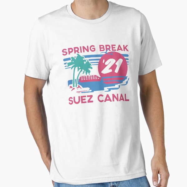 Spring Break Suez Canal - Adult & Kids T-Shirts, Sweatshirts & Hoodies apparel design preview 1