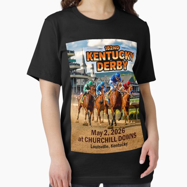 152nd KENTUCKY DERBY May 2, 2026 - Adult & Kids T-Shirts, Sweatshirts & Hoodies apparel design preview 1