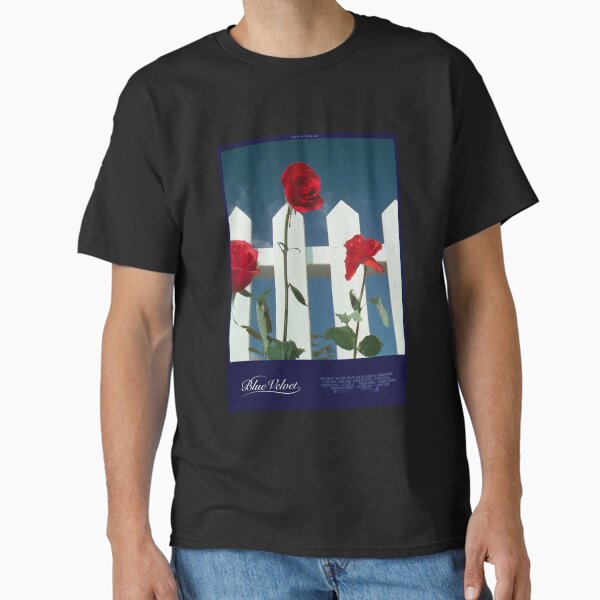 BLUE VELVET custom poster print flowers - Adult & Kids T-Shirts, Sweatshirts & Hoodies apparel design preview 1