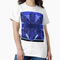 Futuristic Blue Geometric - Adult & Kids T-Shirts, Sweatshirts & Hoodies apparel design preview 1