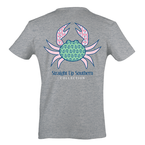 SALE Itsa girl Thing Preppy Crab Anchor Bow Southern - Adult & Kids T-Shirts, Sweatshirts & Hoodies apparel design preview 1