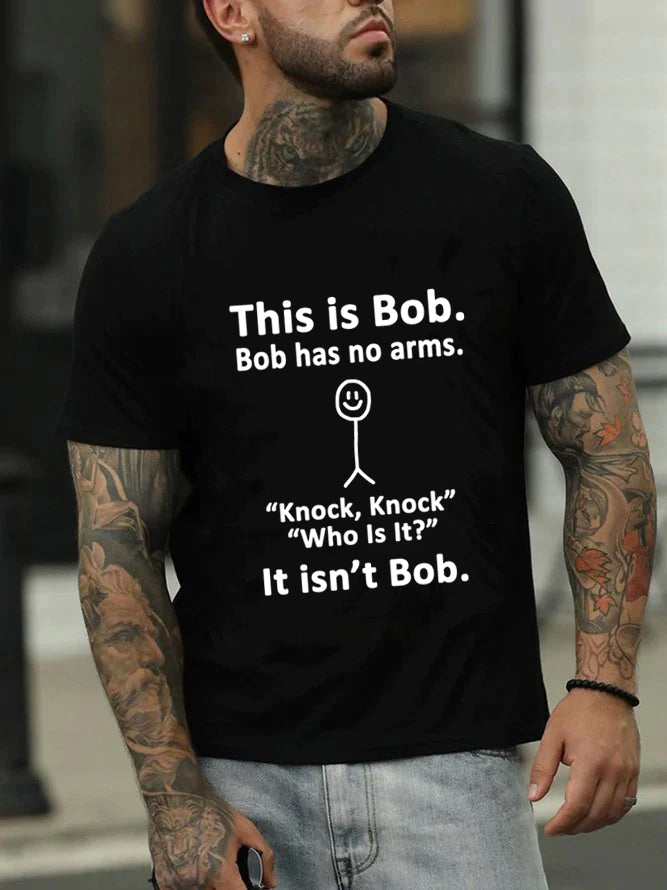 This Is Bob Has No Arms Print Men Slogan - Adult & Kids T-Shirts, Sweatshirts & Hoodies apparel design preview 5