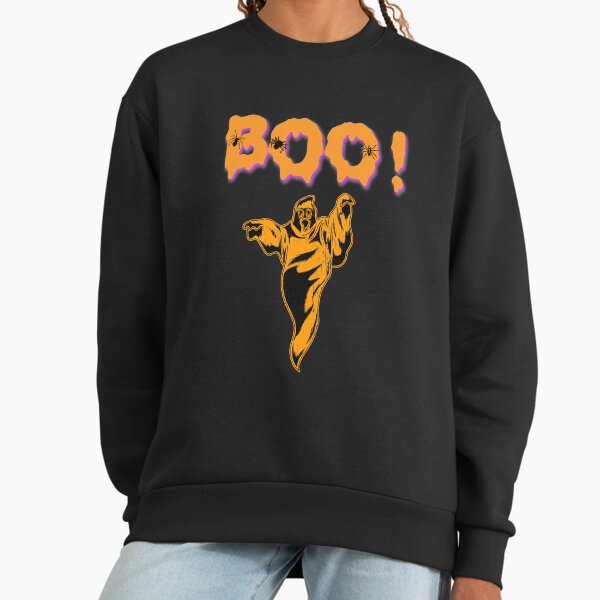 Boo! Ghost Halloween Holiday - Adult & Kids T-Shirts, Sweatshirts & Hoodies apparel design preview 1