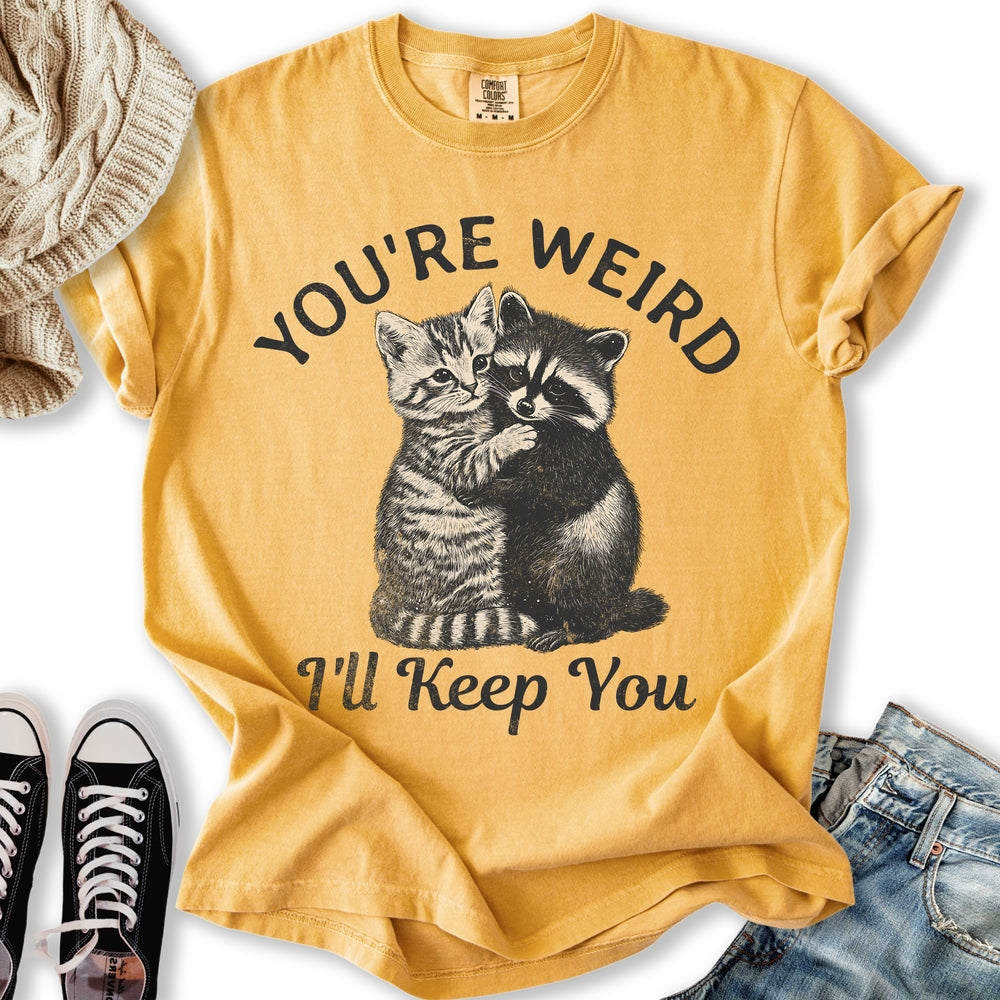 You're Weird Cat - Adult & Kids T-Shirts, Sweatshirts & Hoodies apparel design preview 2