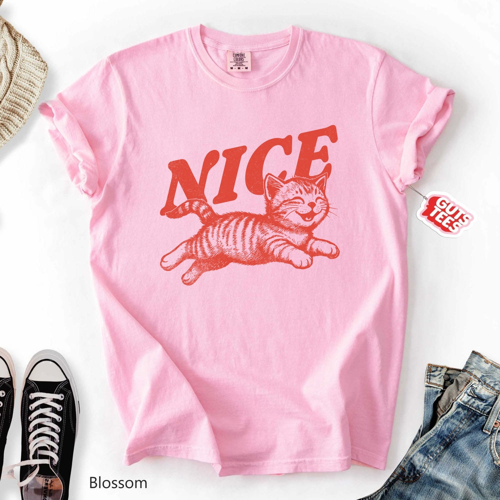 Nice Kitty - Adult & Kids T-Shirts, Sweatshirts & Hoodies apparel design preview 1