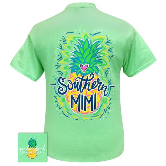 Girlie Girl Originals Preppy Southern Mimi Pineapple - Adult & Kids T-Shirts, Sweatshirts & Hoodies apparel design preview 1