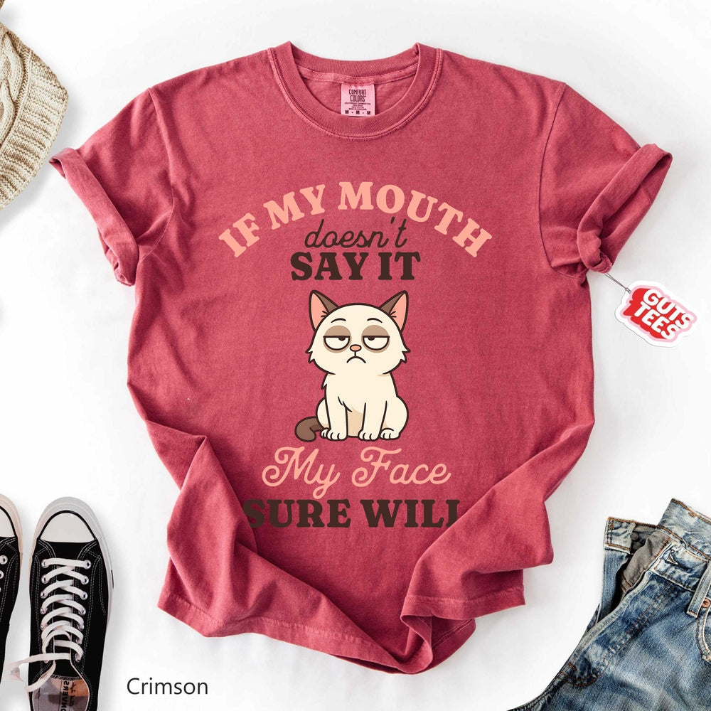 My Face Will Say It - Adult & Kids T-Shirts, Sweatshirts & Hoodies apparel design preview 1