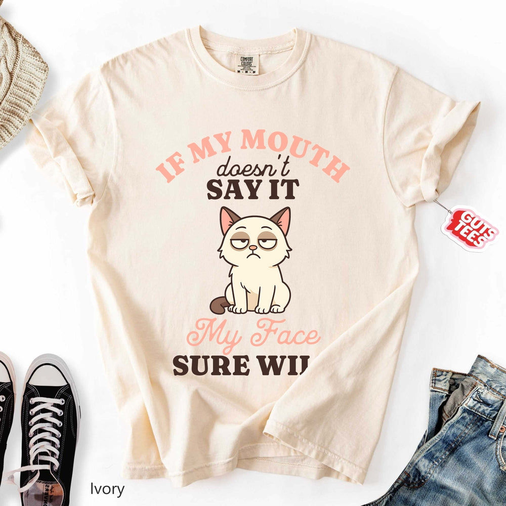 My Face Will Say It - Adult & Kids T-Shirts, Sweatshirts & Hoodies apparel design preview 2