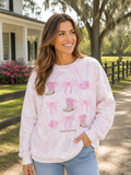 Simply Southern 0226 Pink Camo EVD Embroidered Crew - Adult & Kids T-Shirts, Sweatshirts & Hoodies apparel design preview 1