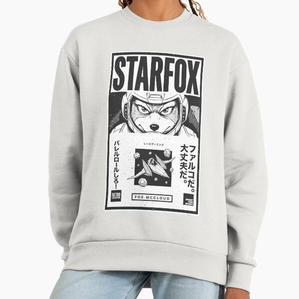 Star Fox Retro Manga Style - Adult & Kids T-Shirts, Sweatshirts & Hoodies apparel design preview 1