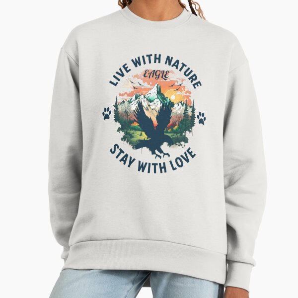Love of Nature and Wildlife Woodland Animals Eagle - Adult & Kids T-Shirts, Sweatshirts & Hoodies apparel design preview 1