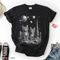 Cats in Space - Adult & Kids T-Shirts, Sweatshirts & Hoodies apparel design preview 1
