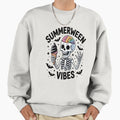 Summerween Vibes Skeleton Ice Cream Summer Vacation - Adult & Kids T-Shirts, Sweatshirts & Hoodies apparel design preview 1
