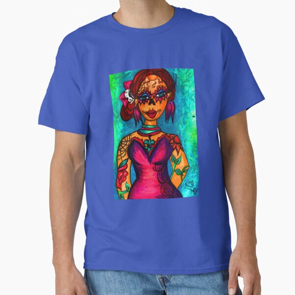Lady Day of the Dead - Adult & Kids T-Shirts, Sweatshirts & Hoodies apparel design preview 1