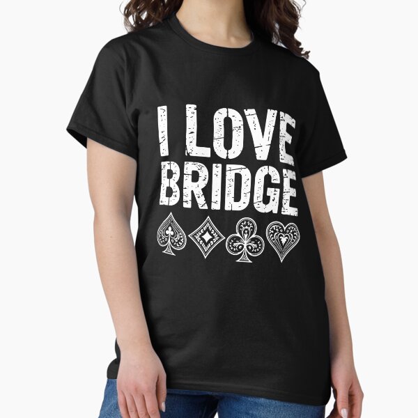 I Love Bridge Cards - Adult & Kids T-Shirts, Sweatshirts & Hoodies apparel design preview 1
